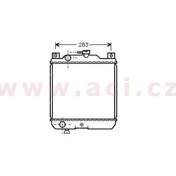 chladič 1.3 GL / GLX [330*325*35]