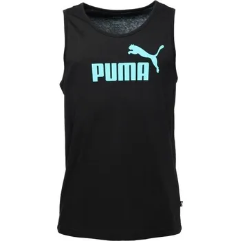 Pánské tílko Pánský nátělník Puma ESSENTIALS TANK TOP S Černá, Světle modrá