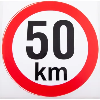 značka 50 km/h samolepka 190 mm