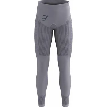 Pánské termoprádlo Pánské funkční spodky Compressport ON/OFF TIGHTS M XL Šedá