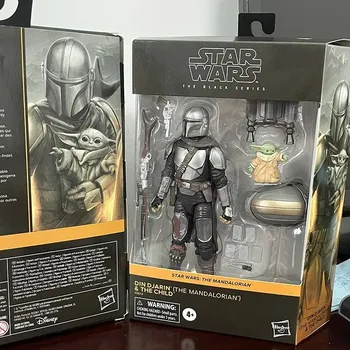 Figurka Star wars akční figurky Mandalorian a Baby Yoda