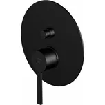 Podomítková baterie Steinberg 260, černá matná, kulatá, 26021033S