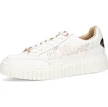 s.Oliver dámské stylové kotníkové tenisky - bílé