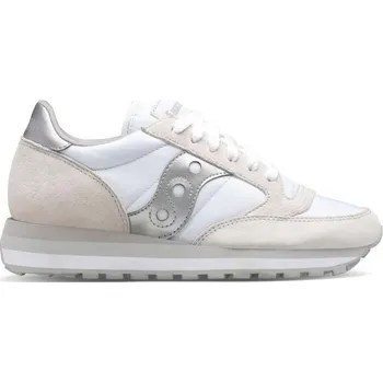 Dámská běžecká obuv Dámská volnočasová obuv Saucony JAZZ TRIPLE 4 Bílá, Růžová, Stříbrná