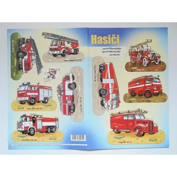 omalovánky Vystřihovánky I - Hasiči