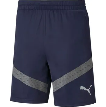 Pánské kraťasy Fotbalové šortky Puma TEAMFINAL TRAINING SHORTS XXL Tmavě modrá, Tmavě šedá