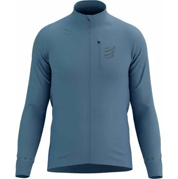 Pánská větrovka Pánská větruodolná bunda Compressport HURRICANE WINDPROOF JACKET S Modrá