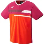 Pánské tenisové tričko Yonex YM 0029 L Červená, Růžová, Bílá