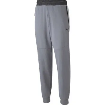 Pánské tepláky Puma PUMATECH SWEATPANTS XXL Šedá, Černá, Tmavě šedá