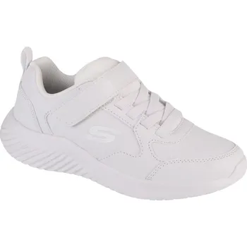Chlapecké tenisky Bílé dětské tenisky Skechers Bounder - Power Study 405626L-WHT Velikost: 31