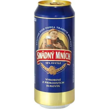 Pivo Smadný mnich - světlé pivo 4.0% - plech - 0.5L