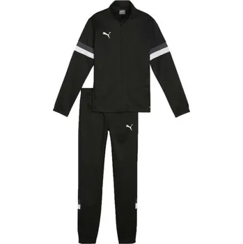 Dětská tepláková souprava Puma TEAMRISE TRACKSUIT JR 128 Černá, Bílá