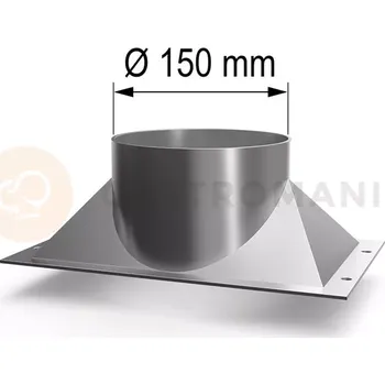 Digestoř Přídavný volitelný vývod 150 mm pro vnější připojení v kondenzační digestoři | LAINOX, CCE