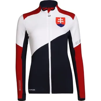 Dámská mikina Dámská mikina pro fanoušky PROGRESS HC SLOVAKIA TERRITORIA XL Bílá, Tmavě modrá, Červená