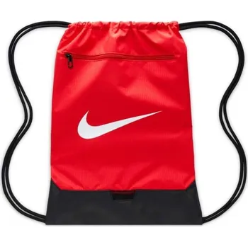 Sportovní vak Gymsack Nike BRASILIA UNI Červená, Bílá
