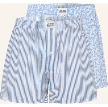 Boxerky Jockey Pánské 2ks Boxerky, tmavě modrá / bílá, 56