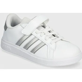 Chlapecká obuv Dětské sneakers boty adidas GRAND COURT 2.0 EL C šedá barva, IH5532 09X, EUR 28