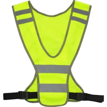 Sportovní reflexní vesta s nastavitelnými popruhy Runto Y16 OS Reflexní neon