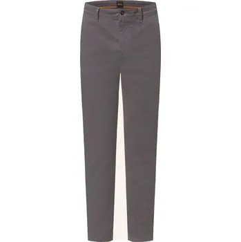 Pánské kalhoty Boss Pánské Chino Kalhoty Tapered Fit, tmavě šedá, 38