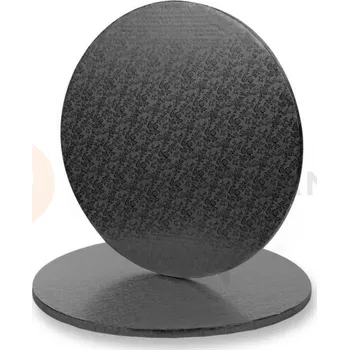 Podložka kartonová pod dorty a zákusky, kulatá, černá, 40x1,2 cm | MODECOR, 30479Z