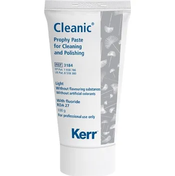 zubní pasta KERR Cleanic profylaktická pasta s fluoridy (100 g) Light (bez příchuti)