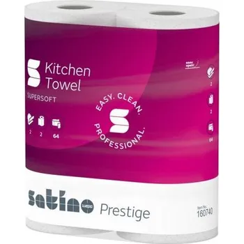 OCHA utěrka papírová 2vr,celulóza,2x14m 64ústřižků