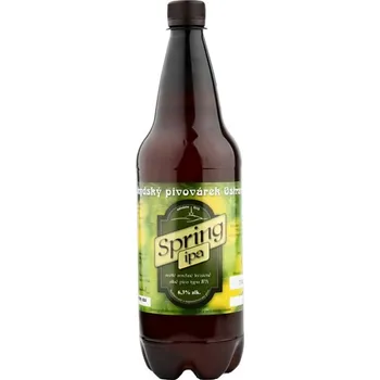 Pivo Spring - svrchně kvašený speciál - 6,3% - Beskydský pivovárek - 1.5L