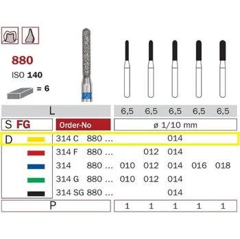 Zahradní dekorace Diaswiss 880 žlutá, 6ks/balení - 014 mm