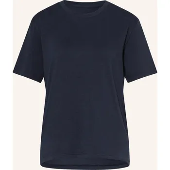 Schiesser Dámské Pyžamové Tričko Mix+Relax, tmavě modrá, 48