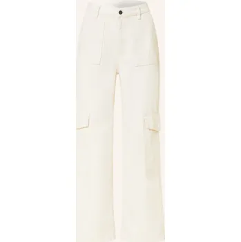 Dámské kalhoty Mrs & Hugs Dámské Cargo Kalhoty, krémová, 42