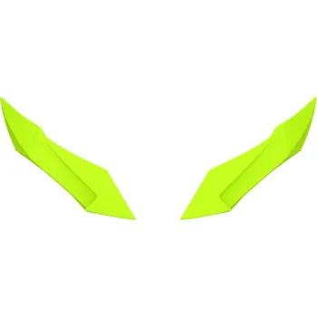 Helma na motorku zadní spoiler pro přilbu AVIATOR 3, AIROH - Itálie (žlutá fluo matná)