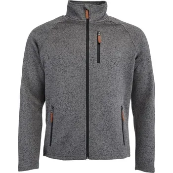 Pánská mikina Pánská fleecová mikina svetrového vzhledu Willard ENRIKE M Tmavě šedá, Černá, Hnědá