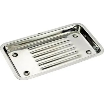 Tác na vyšetřovací nástroje velký nerezový (21 x 15 x 1,5 cm)