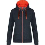 Dámská mikina LOAP EDITA XS Tmavě modrá, Červená