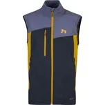 Pánská softshellová vesta Hannah CARSTEN VEST S Černá, Žlutá, Tmavě šedá