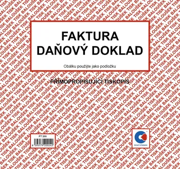 Tiskopis Baloušek Tisk PT200 faktura daňový doklad 2/3 A4 50 listů
