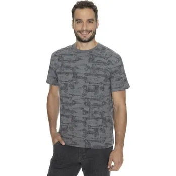Pánské triko BUSHMAN COOBER L Tmavě šedá, Šedá