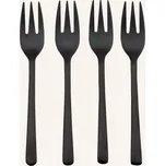 Broste Copenhagen 4dílná Sada Vidliček Hune, černá
