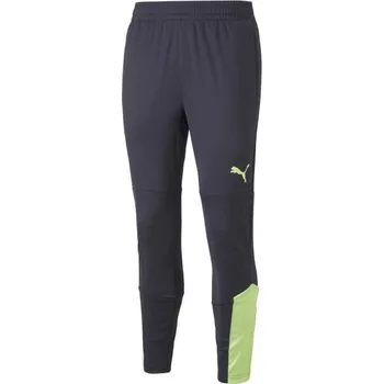 Pánské tepláky Puma INDIVIDUALFINAL TRAINING PANTS 2XL Tmavě šedá, Světle zelená