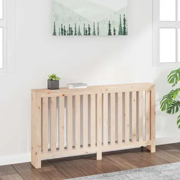 Radiátor vidaXL Kryt na radiátor 153 x 19 x 84 cm masivní borové dřevo [822577] Barva: Přírodní