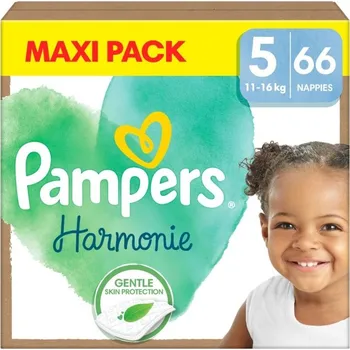 Plena Pampers Harmonie Maxi Pack vel. 5 11–16 kg dětské pleny 66 ks