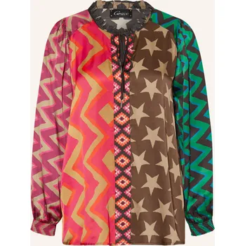 Dámská halenka Grace Dámská Halenka Ze Saténu, černá / fuchsiová / světle...