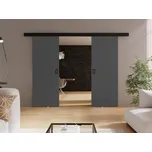 Posuvné dveře Juwentyn Duo 132, Barva: grafit antracit MIRJAN 5903211304408