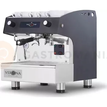 Vybavení pro přežití Kávovar ROMEO PRO, 1-pákový, automatický, s rotačním čerpadlem, černý | HENDI, 207659