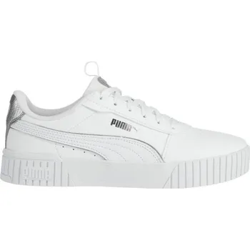 Dámské tenisky Dámské tenisky Puma CARINA 2.0 POP UP METALLICS 4 Bílá, Stříbrná