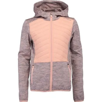 Dívčí mikina Dětská technická mikina Arcore NATILE 116/122 Šedá, Lososová