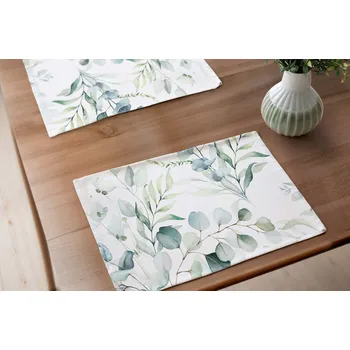 prostírání DARRÉ Bavlněné prostírání na stůl Eukalyptus