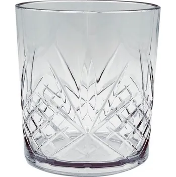 Sklenice Gold Plast Plastová nerozbitná sklenice "FIRENZE" na whisky a koňak, SAN 325 ml