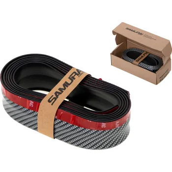 Nárazník Univerzální kryt nárazníku spoiler 2,5 m černý