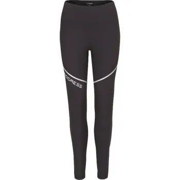 Dámské legíny Dámské běžecké legíny PROGRESS RAPIDA S Černá, Stříbrná